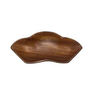 Vintage Wooden Monkey Pod Trinket‎ Tray